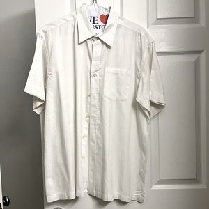 Men’s white button down shirt